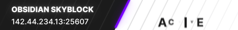 Obsidian skyblock